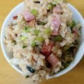 えみりんたん's cooksnap of when they made 小松菜とベーコンのガーリック炒飯。.
