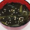 ゆ→ちむ❦180SX's cooksnap of when they made ほうれん草のわかめスープ.