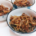 スチニャン's cooksnap of when they made 牛肉と牛蒡のしぐれ煮.