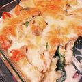 ピチョパン屋さん's cooksnap of when they made ☆鮭とほうれん草のマカロニグラタン☆.