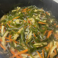 ♡M♡A's cooksnap of when they made 常備菜 簡単♪にんじんと切り昆布の煮物♪.