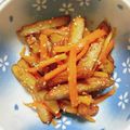 yukarin222's cooksnap of when they made お弁当★さつま揚げと人参ポン酢きんぴら.