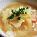 気まぐれ♡雨おんな's cooksnap of when they made あさりと新キャベツのスープ.