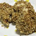 ゆけり３兄弟's cooksnap of when they made 鶏ささみの胡麻つけ焼き.
