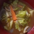 みにー2020's cooksnap of when they made 白菜 野菜のケチャップ味噌煮込みスープ♡.
