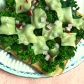 旨旨ケールダイエット's cooksnap of when they made 野菜たっぷり！しらすチーズトースト.