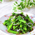 Satoco❋'s cooksnap of when they made 菜の花の塩昆布じゃこ和え.