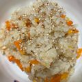 愛とココ's cooksnap of when they made にんじんとツナ缶の炊き込みご飯.