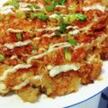 Tケｰ′sK's cooksnap of when they made 余ったご飯deお好み焼き.
