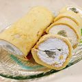papikun's cooksnap of when they made チーズクリーム♡キウイのロールケーキ.