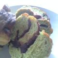 baby face's cooksnap of when they made HBで♪ほんのり抹茶食パン.