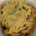 ひぃちゃんひー's cooksnap of when they made かぼちゃとベーコンのクリームパスタ.