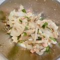 ちび☆あず's cooksnap of when they made 絶品♡レンコンのたらこ大葉和え.