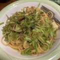 クックHDP0M2☆'s cooksnap of when they made カブの葉とチリメンジャコの和風パスタ.