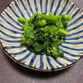 やっぱり海が好き♪'s cooksnap of when they made 菜の花のおひたし（辛子和え）♪.