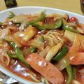 はーちゃん：3's cooksnap of when they made ☺簡単名古屋めし♪あんかけスパゲティ☺.