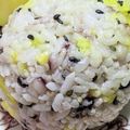 ゆけり３兄弟's cooksnap of when they made 無限？！たくあんごまのオイルおにぎり！.