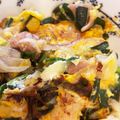 京まな's cooksnap of when they made 豚肉入り・簡単ニラ玉.