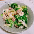 柴犬のお顔☆'s cooksnap of when they made ブロッコリーと卵のデリ風ごちそうサラダ.