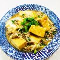あっこ姉's cooksnap of when they made 厚揚げと豚肉のえのき餡.