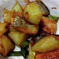小山のレオポン's cooksnap of when they made 鮭とじゃがいものめんつゆバター♫.