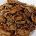 ♡ルヴァ♡'s cooksnap of when they made [お弁当に♪豚肉のソースてり焼き].
