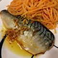 のらむーちょ's cooksnap of when they made 皮がパリパリ~塩さばにんにくソテー.