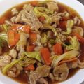 ♡ルヴァ♡'s cooksnap of when they made 豚バラ肉中華風白菜炒め♪簡単.