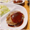 nakamucchi's cooksnap of when they made 簡単☆卵不使用やわらかハンバーグ.