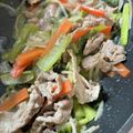 たべたべこ's cooksnap of when they made 時短！豚肉・小松菜・もやしの旨ポン炒め.