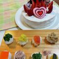 ベジィ's cooksnap of when they made 【離乳食】お祝い★ミニにぎり寿司.