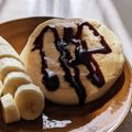 LunaJuno's cooksnap of when they made マヨで卵なし！？！簡単分厚いホットケーキ.