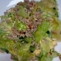 クックJOEさん's cooksnap of when they made 豚ひき肉とレタスの炒め物.