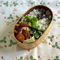 yesmama's cooksnap of when they made さつまいもと枝豆と豚肉の煮物.