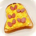 悠LOVE航's cooksnap of when they made ウィンナーたまごサンド.