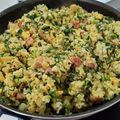ｸﾏﾘｴ's cooksnap of when they made 春菊炒飯.