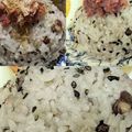 ゆけり３兄弟's cooksnap of when they made ごま塩おにぎり＋鰹節＆ねり梅.