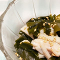 お気楽ばあや's cooksnap of when they made 柚子胡椒風味《きゅうりとわかめの酢の物》.