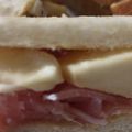れそそ's cooksnap of when they made ハムリンゴのサンドイッチ.