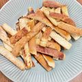 升田さん's cooksnap of when they made フライパンでパンの耳バターシュガーラスク.