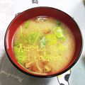 ひトみ's cooksnap of when they made 生姜でぽかぽか～豆腐となめこのお味噌汁.