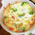 ｍａｈａ's cooksnap of when they made 北海道♪とろ～りチーズのオープンオムレツ.