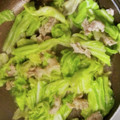 ☆ミルミル's cooksnap of when they made 豚肉のモツ鍋炒め風.