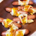 あい♪らんど's cooksnap of when they made パイシートでおやつ♪ミニソーセージパイ.