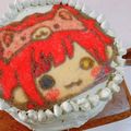 papikun's cooksnap of when they made 感動!!印刷したみたいなキャラケーキ☆.