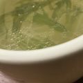 MULA's cooksnap of when they made 鶏皮のゆで汁で作る水菜の中華スープ.