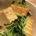tiasaya's cooksnap of when they made 豆苗と厚揚げのめんつゆマヨ炒め.