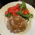 Marilyn☆M's cooksnap of when they made 牛ひき肉でふんわり絶品！豆腐ハンバーグ.