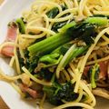 ariyuch's cooksnap of when they made ほうれん草ベーコンバター醤油パスタ♡簡単.