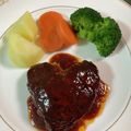 youhi358's cooksnap of when they made バレンタインご飯♡簡単かわいいハンバーグ.